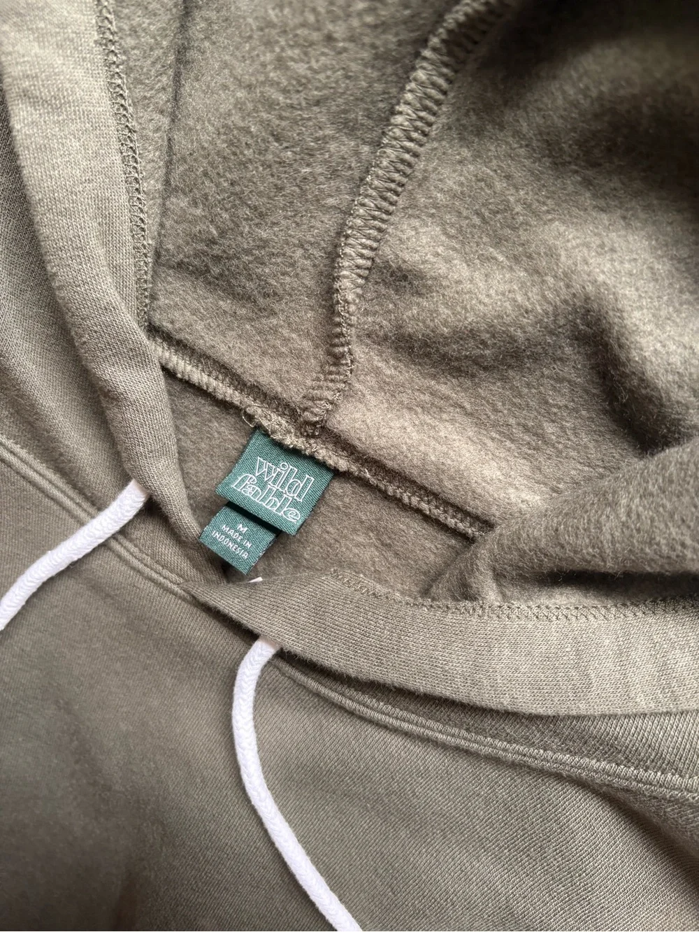 Wild Fable Olive Cropped Hoodie - Picture 5 of 7